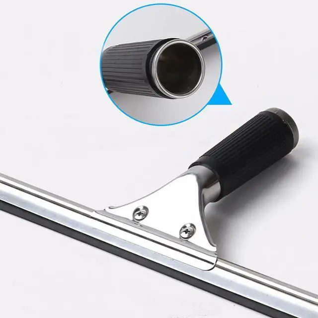 Alt view image 5 of 5 - Black 15cm 6in Window Squeegee All Purpose Squeegee for Glass Shower Doors, Car Window, Home Mirrors, Bathroom Cleaner Wiper Accessory(6in/15cm, Black)