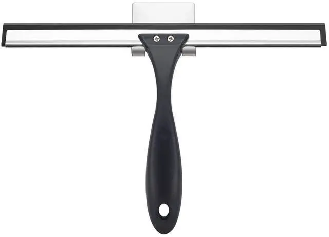 Main image of Squeegee for Shower Glass Door, Shower Squeegee for Glass Doors - All-Purpose Squeegee with Hook for Shower Doors, Windows, Mirrors, Tiles and Car Glass, 10 Inches