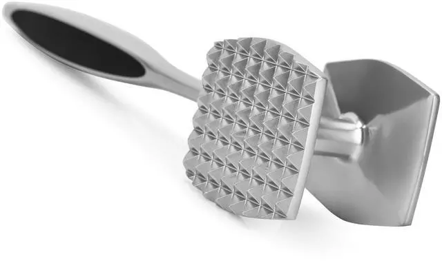 Main image of Meat Tenderizer Meat Hammer Mallet Tool Pounder For Tenderizing Steak Beef And Poultry. With Rubber Comfort Grip Handle.Dishwasher Easy