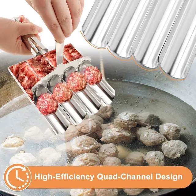Alt view image 6 of 7 - Meatball Maker Tool, with Nonstick Scoop