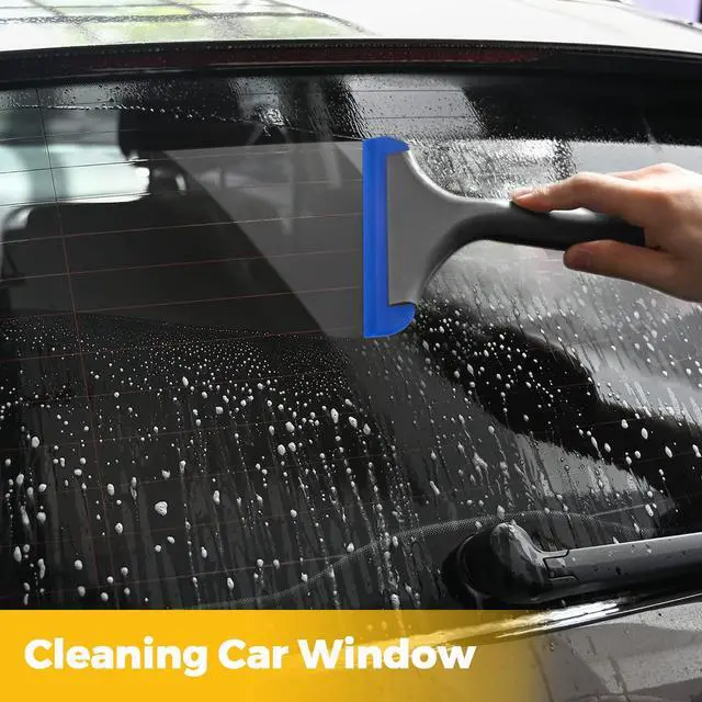Alt view image 5 of 7 - Small Silicone Squeegee Window Shower Squeegee Tool,Auto Water Blade for Car Windshield, Window, Mirror, Glass Door,Bathroom