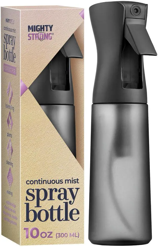 Main image of 10 OZ Continuous Spray Bottles - Ultra Fine Mist Sprayer | Water Spray Bottle For Hair Stuff, Mister Spray Bottle For Plants Mister | Hair Spray Bottles For Hairstyling, Cleaning, Salons