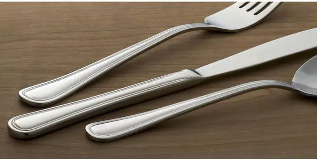 Alt view image 3 of 3 - Silverware Set, Tress Mirror Everyday Teaspoons 6-Piece, Service For 6, 18/0 Stainless Steel, Dishwasher Safe, Home And Kitchen Utensils Set, Spoons, Tea spoon (Silver, 6 Piece)
