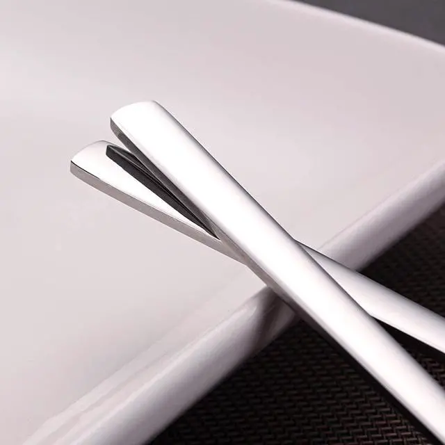 Alt view image 3 of 7 - Spoons, 8 Pieces Korean Spoon, 8.5 Inch Stainless Steel Table Soup Spoons with Long Handles for Home, Kitchen, or Restaurant Flatware Set