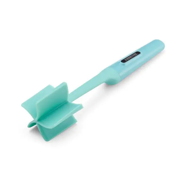 Alt view image 2 of 7 - Heat Resistant Nylon Meat and Potato Masher, Safe for Non-Stick Cookware, Aqua Sky