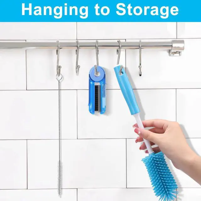 Alt view image 6 of 7 - Water Bottle Cleaner Brush Kit for Owala/Stanley/Yeti Tumbler Cup