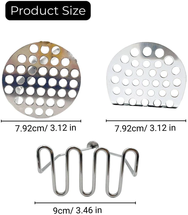 Alt view image 3 of 7 - 3 PCS Potato Masher Stainless Steel,Bean Smasher,Food Fruit Egg Masher Metal,Masher Kitchen Tool