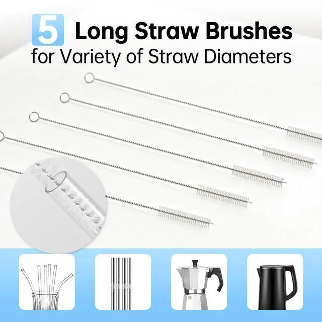 Alt view image 3 of 7 - Bottle Cleaning Kit Compatible with Hydro Flask 32 oz, 40 oz Water Bottle