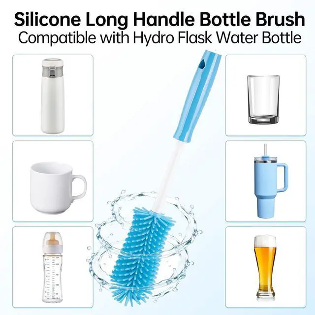 Alt view image 5 of 7 - Bottle Cleaning Kit Compatible with Hydro Flask 32 oz, 40 oz Water Bottle