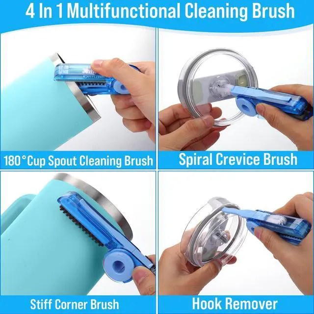 Alt view image 4 of 7 - Water Bottle Cleaner Brush Set for Stanley Tumbler 40 oz/30 oz Cup