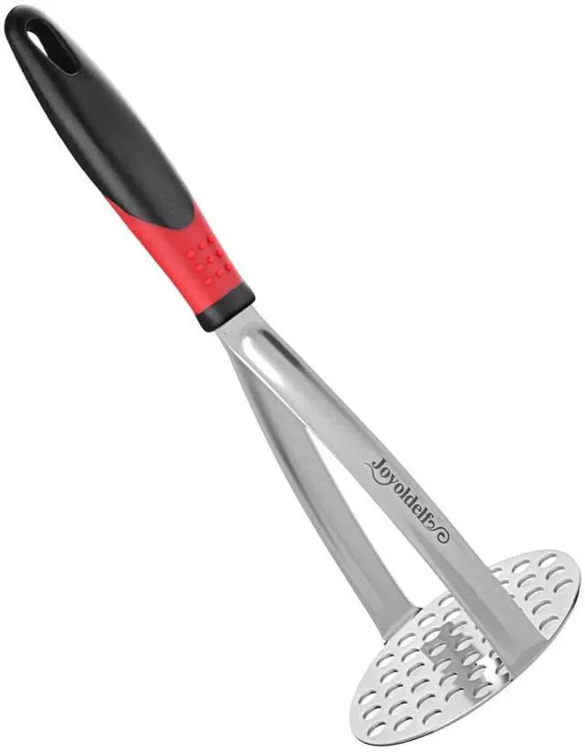 Main image of Heavy Duty Potato Masher, Stainless Steel Integrated Masher Kitchen Tool & Food Masher/Potato Smasher with Non-slip Handle, Perfect for Bean, Vegetable, Fruits, Baby Food, Avocado, Meat