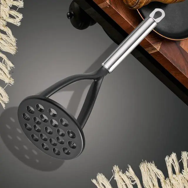 Alt view image 3 of 7 - Good Grips Nylon Potato Solid Masher Ricer Press Blender Crusher for Non-Stick Cookware With Heat Resistant Stay Cool Stainless Steel Handle