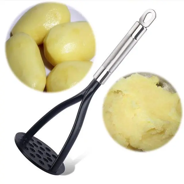 Alt view image 4 of 7 - Good Grips Nylon Potato Solid Masher Ricer Press Blender Crusher for Non-Stick Cookware With Heat Resistant Stay Cool Stainless Steel Handle