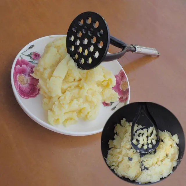 Alt view image 5 of 7 - Good Grips Nylon Potato Solid Masher Ricer Press Blender Crusher for Non-Stick Cookware With Heat Resistant Stay Cool Stainless Steel Handle