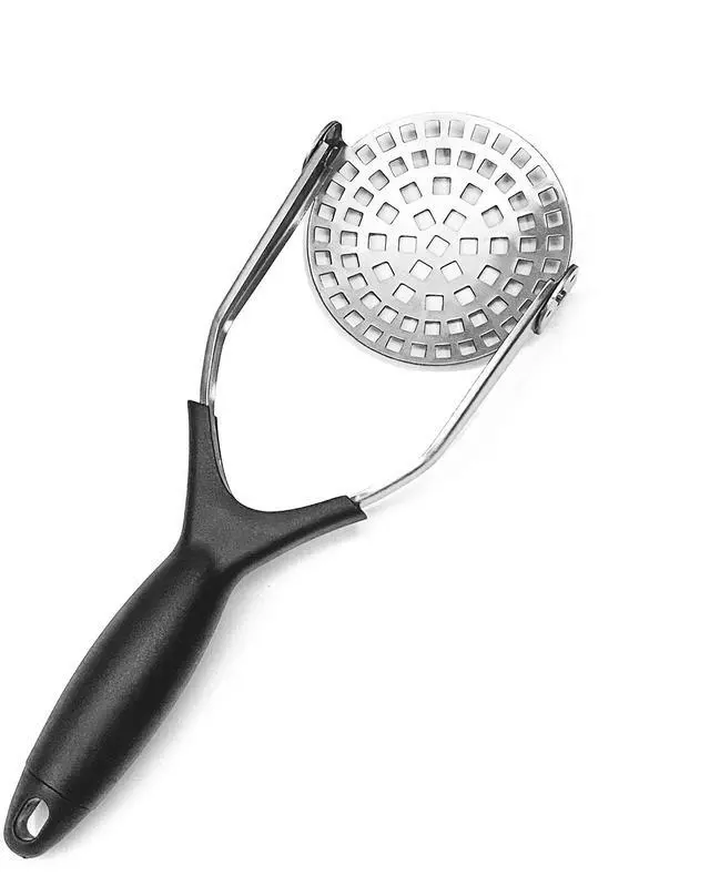 Main image of Clever Monster Stainless Steel Potato Masher - Heavy Duty with Garlic Press, Cooking and Kitchen Gadget - Convenient for Making Mashed Potatoes, Vegetables and Fruits