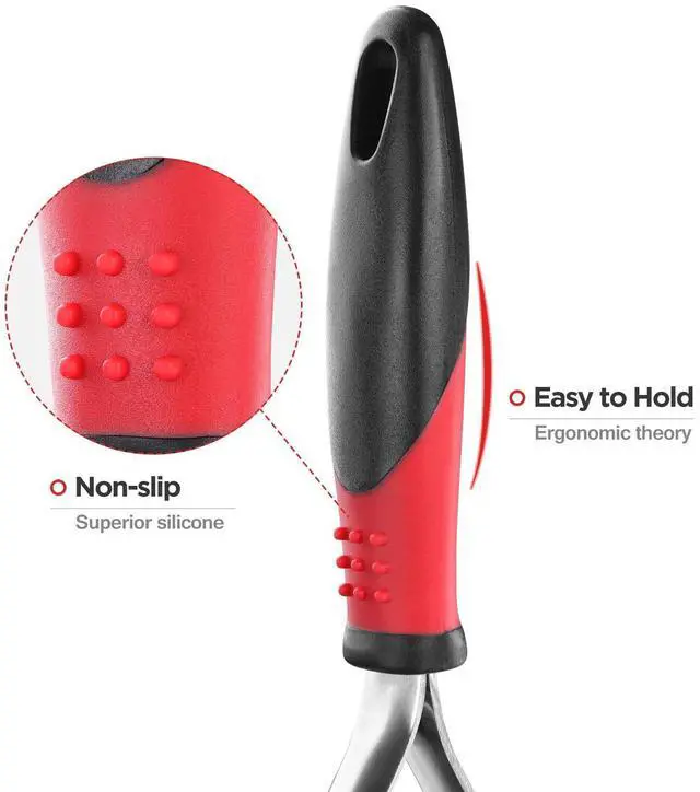 Alt view image 5 of 7 - Heavy Duty Potato Masher, Stainless Steel Integrated Masher Kitchen Tool & Food Masher/Potato Smasher with Non-slip Handle, Perfect for Bean, Vegetable, Fruits, Baby Food, Avocado, Meat