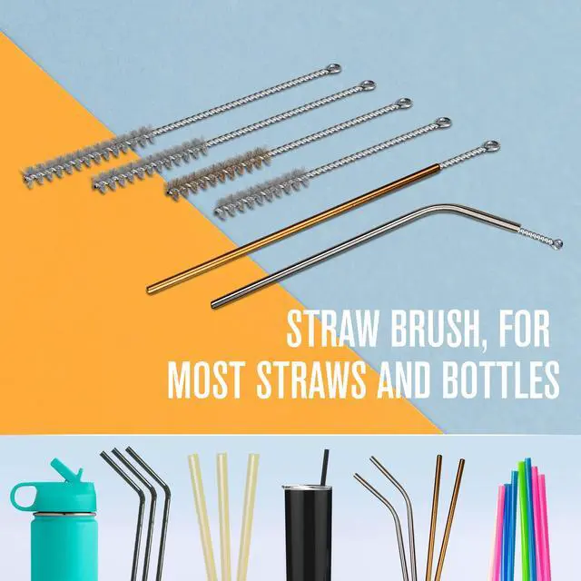 Alt view image 7 of 7 - Bottle Brushes Water Bottle Cleaner Brush Set, Hydroflask Cleaning Kit 9 Pk