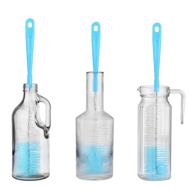 Alt view image 7 of 7 - 17 inch Extra Long Bottle Cleaning Brush Cleaner for Washing Narrow Neck Beer/Wine/Thermos, Brewing Bottles, Hummingbird Feeder