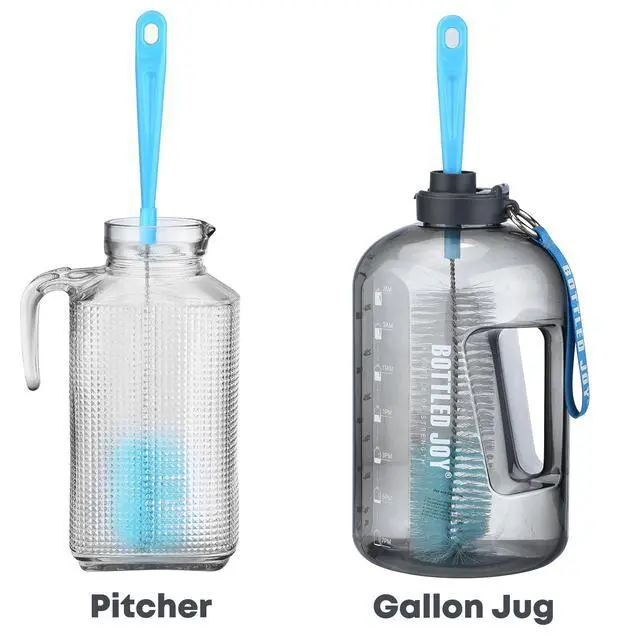 Alt view image 6 of 7 - 17 inch Extra Long Bottle Cleaning Brush Cleaner for Washing Narrow Neck Beer/Wine/Thermos, Brewing Bottles, Hummingbird Feeder
