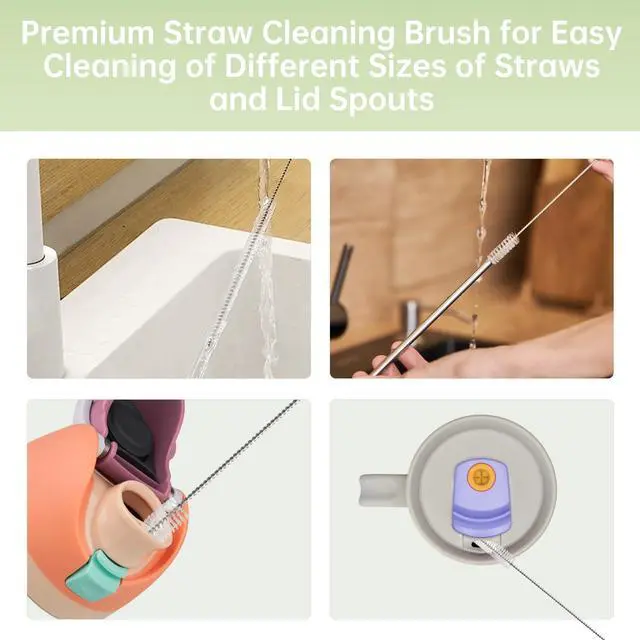 Alt view image 5 of 7 - Water Bottle Cleaning Kit Compatible with Owala FreeSip Sway 32 oz, 40 oz