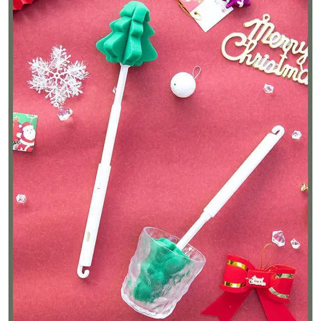 Alt view image 4 of 6 - Bottle Soft Brushs Sponge Bottle Brushes 2 Pcs with 2 Pcs Traceless Hook