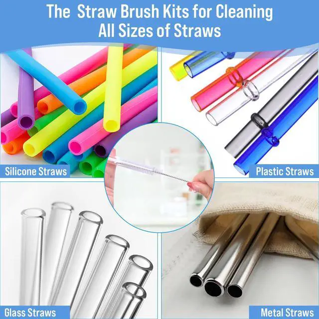 Alt view image 6 of 7 - Water Bottle Cleaner Brush Kit for Hydrojug 32oz/40oz Cup,5 Pcs