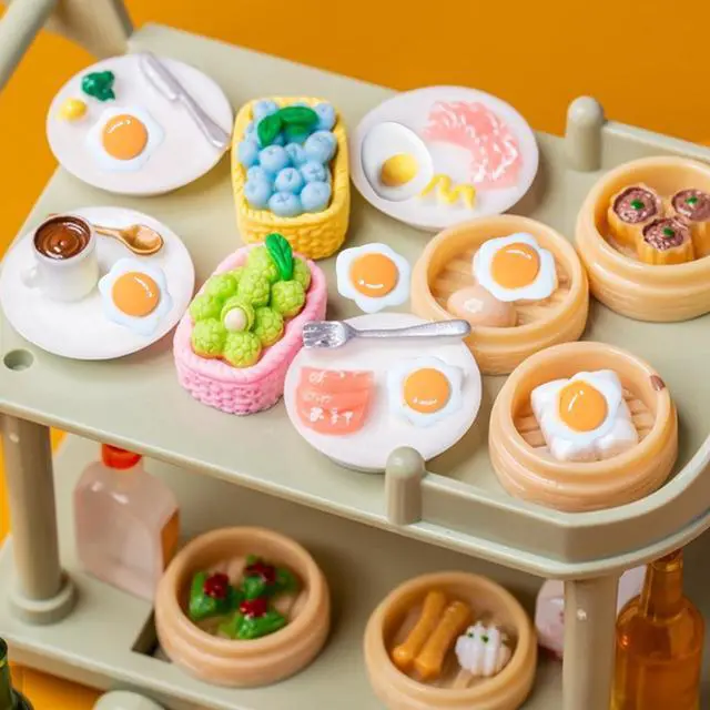 Alt view image 5 of 6 - 2Pcs Cute Tiny Fried Eggs Resin Silicone Molds Micro Dollhouse Food Epoxy Casting Mold for DIY Resin Art Fairy Garden Miniatures Landscape Crafts Decor