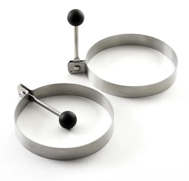 Main image of Stainless Steel Round Egg/Pancake Rings, 3.75", Silver