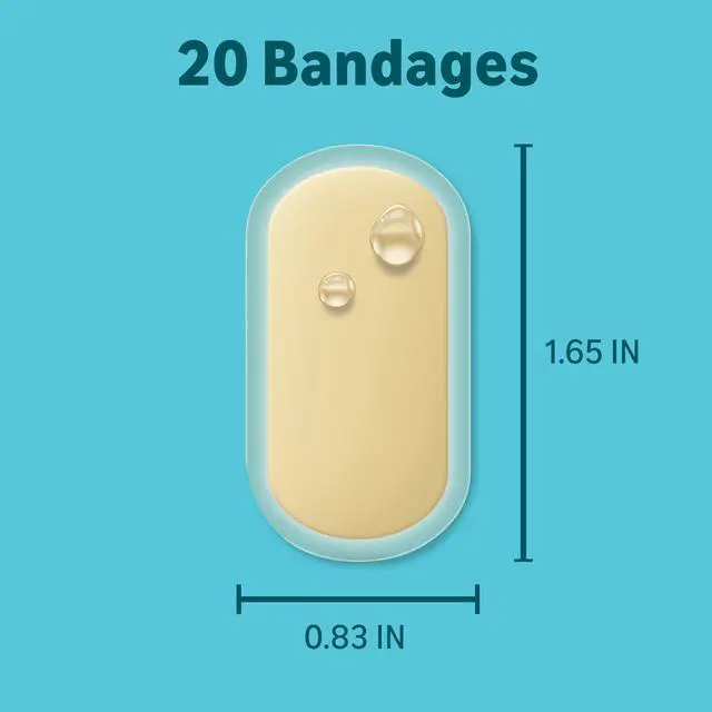 Alt view image 2 of 5 - Hydrocolloid Gel Bandages, Regular 20 Count