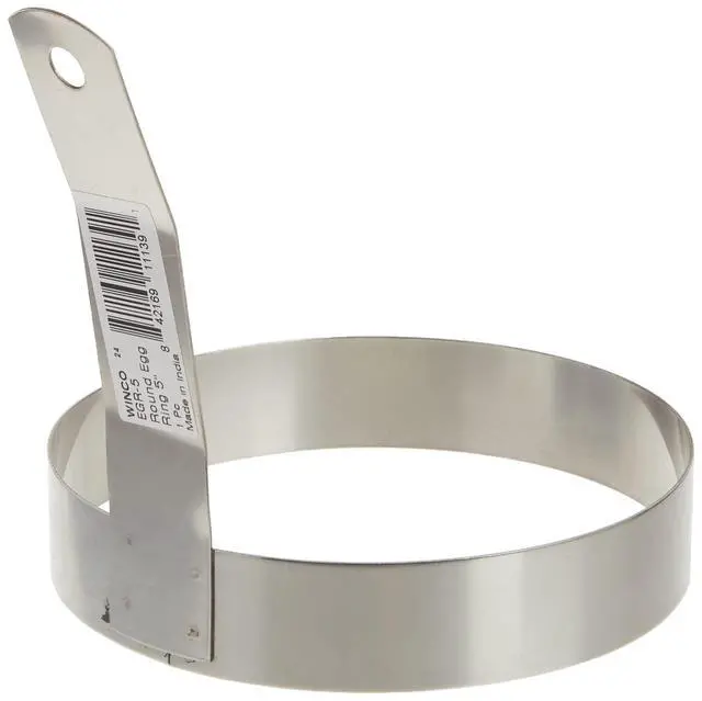 Alt view image 4 of 4 - 5" Round Stainless Steel Egg Ring