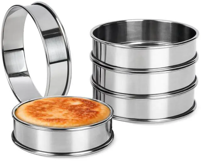 Main image of English Muffin Ring 4 Inch, Crumpet & Cookie Ring Set 5-Pc