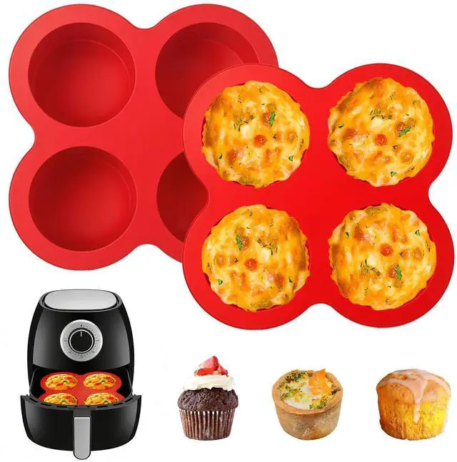 Main image of Air Fryer Silicone Egg Molds Silicone Egg Bite Molds Air Fryer Muffin Pan