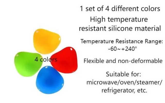 Alt view image 2 of 6 - Nonstick Silicone Egg Poacher - 4PCS Premium Poaching Cups for Microwave & Stovetop - Easy-to-Use Cooker & Molds - Durable Cookware Set