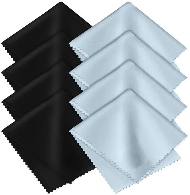 Main image of 8-Pack Premium Microfiber Cleaning Cloths -Ultra-Soft, Streak-Free, lint-Free, Suitable for Glasses, Screens, Cameras, Mobile Phones,General Soft High-Quality Polishing Cloth and televisions