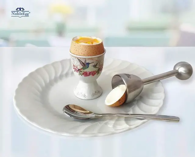 Alt view image 5 of 6 - Egg Topper Opener Cracker Tool | Easily Cut and Remove the Top of Soft-Boiled Eggs