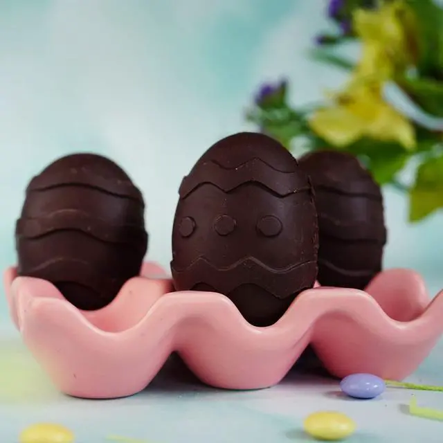 Alt view image 7 of 7 - Easter Egg Silicone Bunny Silicon Molds for Chocolate 4 Packs Egg Shaped Mold Baking Pan Resin Cake Chocolate Mold Silicone Candy Pan for Easter Party