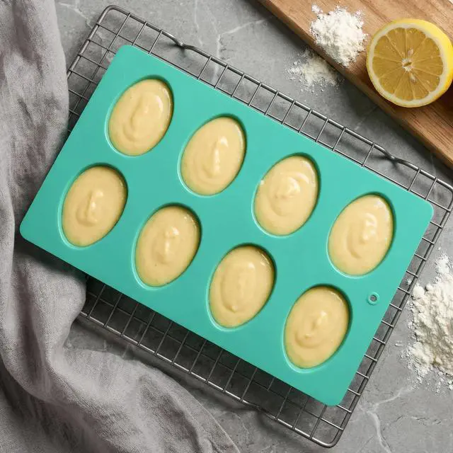 Alt view image 3 of 7 - 3Pcs 8-Cavity Easter Silicone Egg Molds, Egg Shaped Cake Pop Mold, Baking Supplies for Making Chocolate Jello Candy Dessert Muffin Mousse Pastry