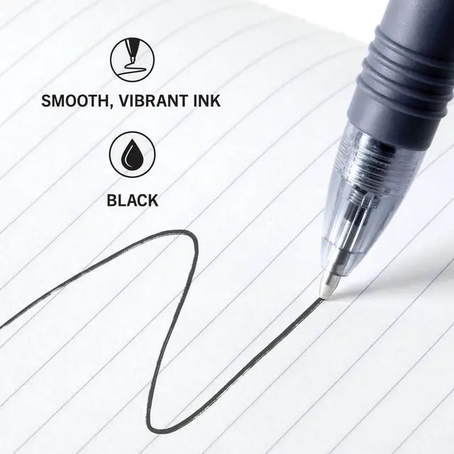 Alt view image 4 of 6 - Z-Grip Retractable Ballpoint Pen, Black Ink, 1.0mm, 7-Pack