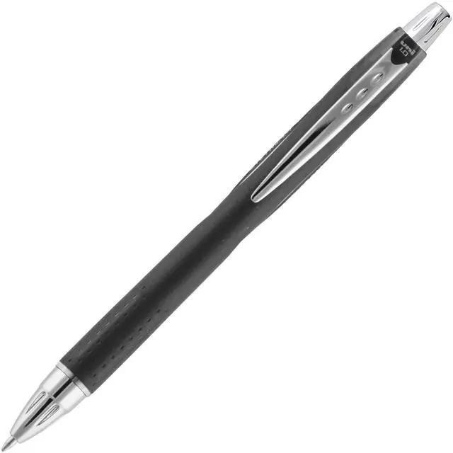 Alt view image 3 of 6 - JetStream RT Retractable Ballpoint Pens, Bold Point, 1.0 mm, Black Barrel, Blue Ink, Pack Of 3