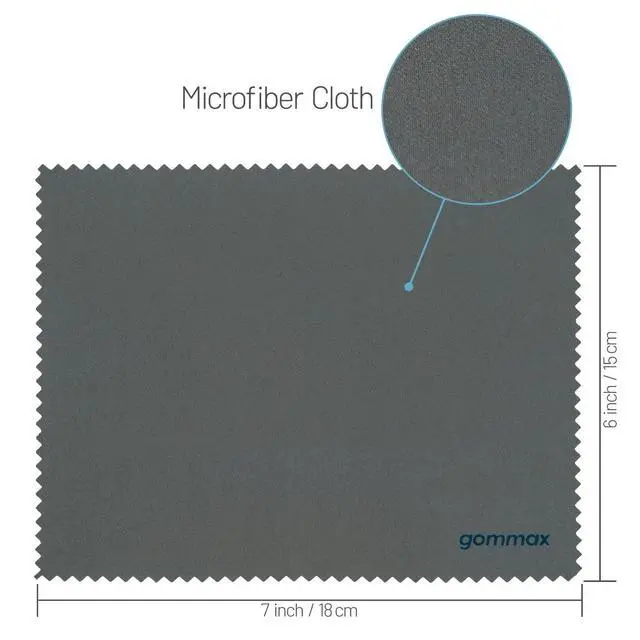 Alt view image 5 of 5 - 6 Pack 6" X 7" Microfiber Cleaning Cloth for Lens, Eyeglasses, Smartphones, Cameras Electronics, and Delicate Surfaces. Lint-Free, Soft and Dry Surface Cleaner Wipe Cloth