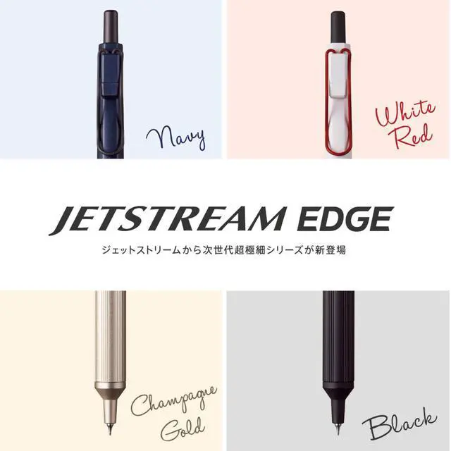 Alt view image 2 of 6 - Jetstream EDGE 0.28mm Oil-based Ballpoint Pen, Black Body (SXN100328.24)