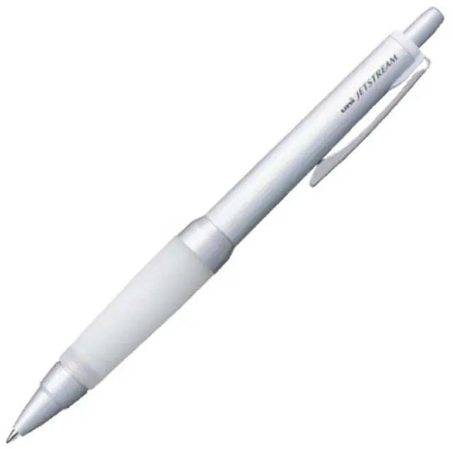 Main image of Alpha-Gel Jetstream 0.7 mm Ball Point Pen, Silver Body, Black Ink (SXN1000071P26)