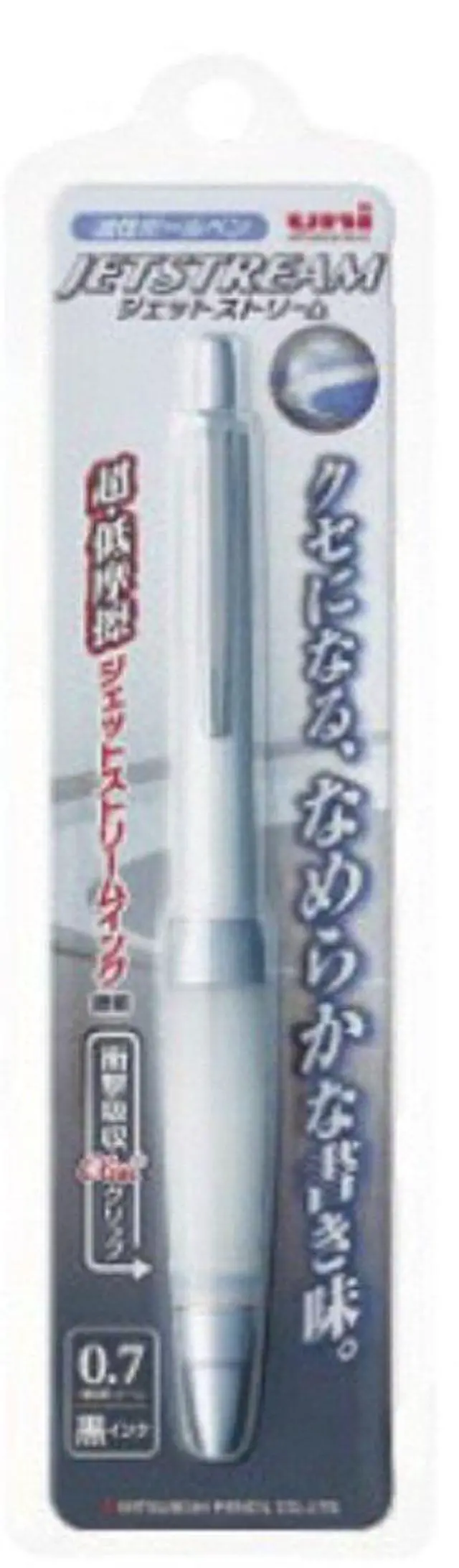 Alt view image 2 of 6 - Alpha-Gel Jetstream 0.7 mm Ball Point Pen, Silver Body, Black Ink (SXN1000071P26)