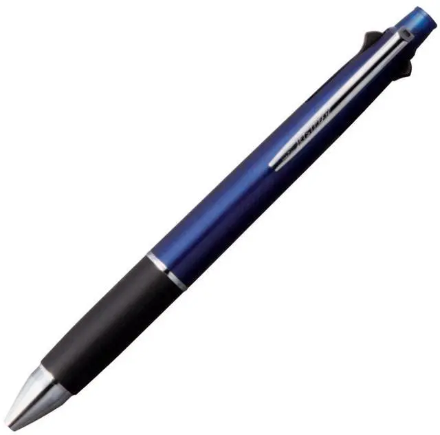 Main image of uni JETSTREAM 4&1 Red, Green, Blue, and Black 0.7mm Ballpoint Multi Pen and 0.5mm Mechanical Pencil (Navy)