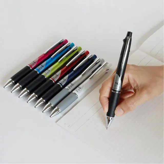 Alt view image 4 of 6 - uni JETSTREAM 4&1 Red, Green, Blue, and Black 0.7mm Ballpoint Multi Pen and 0.5mm Mechanical Pencil (Navy)