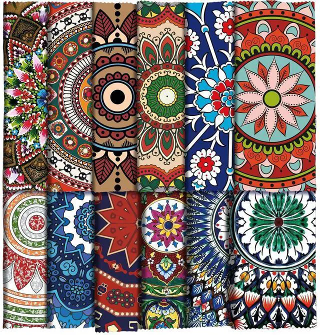 Main image of 24 Pcs Mandala Eyeglasses Cleaning Cloths Microfiber Lens Cleaning Cloths Soft Reusable Glasses Tools for Eyeglasses Camera Lens Cell Phone Screen Glasses 6 x 6 Inches