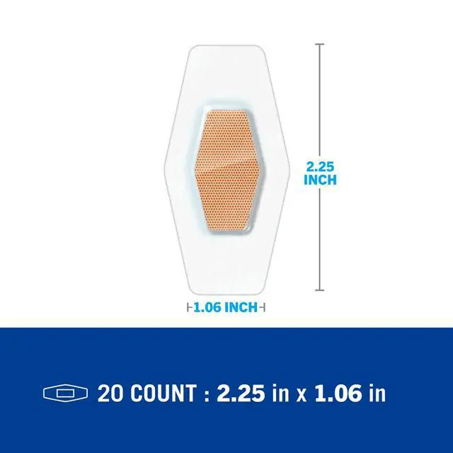 Alt view image 3 of 7 - Nexcare Waterproof Clear Bandages, Covers and Protect cuts, scrapes and blisters, One Size, 20 Count