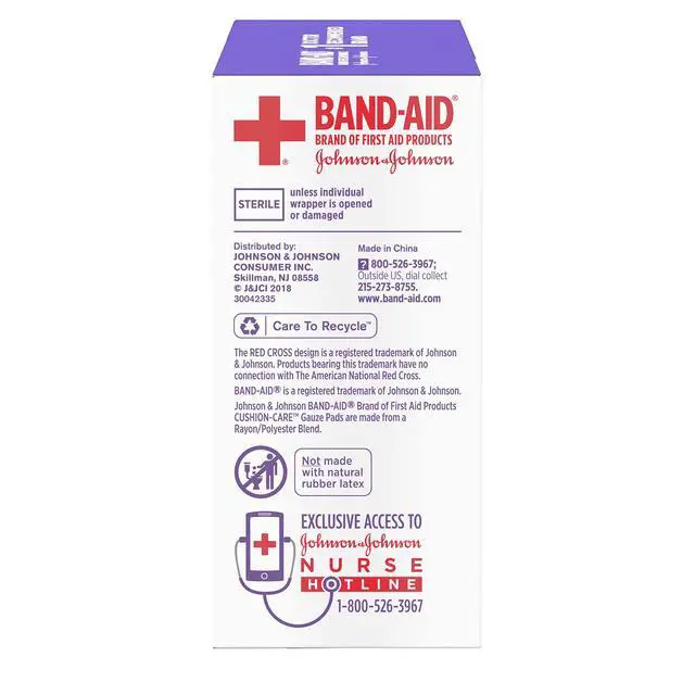 Alt view image 6 of 6 - Brand Cushion-Care Gauze Pads, Medium Size, 3 in x 3 in, 10 Count