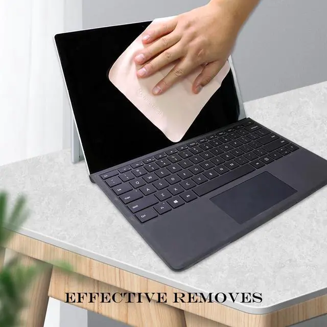 Alt view image 4 of 7 - Microfiber Cleaning Cloths for Electronics - Cleans Lenses, Glasses, Screens, Cameras, Cell Phone, Eyeglasses, Computer, Monitors,Tablets LCD TV Screens (6 Pack, Multicolor)