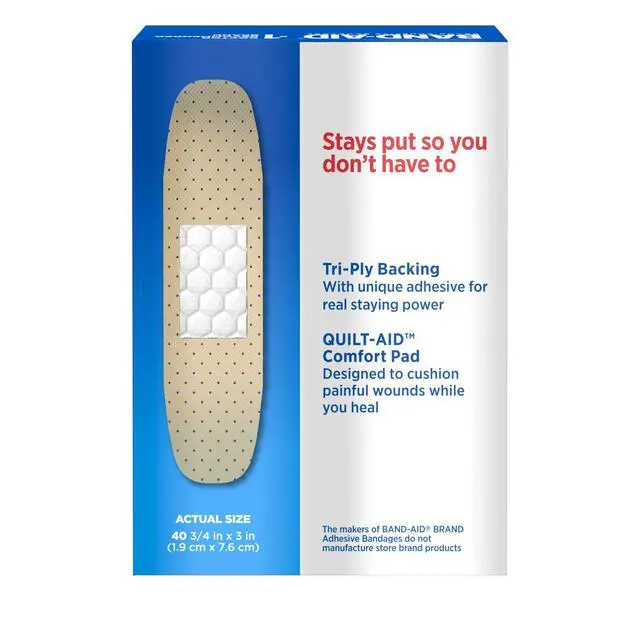Alt view image 5 of 7 - Brand Tru-Stay Sheer Adhesive Bandages, All One Size, 40 Count